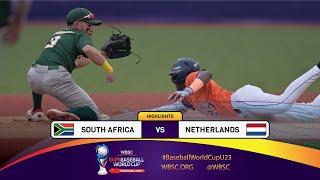 HIGHLIGHTS – Game 27 – South Africa vs. Netherlands - WBSC U-23 Baseball World Cup 2024