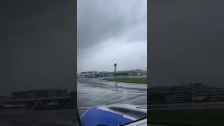 Beautiful Landing at Mumbai Airport in Monsoon Rain. #indigo #mumbai #*#rain #airport #planespotting