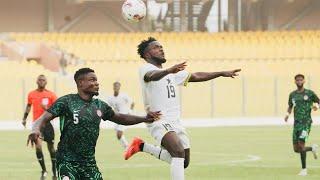 GHANA vs NIGERIA(0-0) MATCH HIGHLIGHTS & ALL CHANCES-CHAN QUALIFIER-BLACK GALAXIES VS SUPER EAGLES B