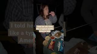 Mom plays her part so well  #moms #funnyshorts #homeless