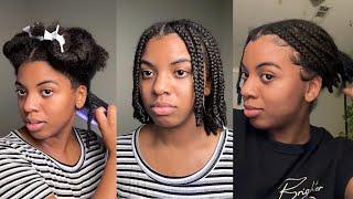 Chit Chat w/ me while I do mini braids | Natural Hair