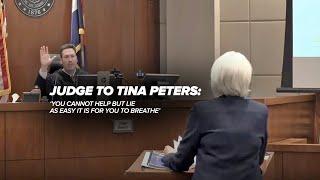 'You're a charlatan': Judge sentences defiant Tina Peters to 9 years | Full video