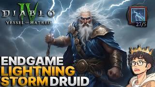 LIGHTNING GOD!Endgame Lightning Storm Druid Build Guide - Diablo 4 Season 6