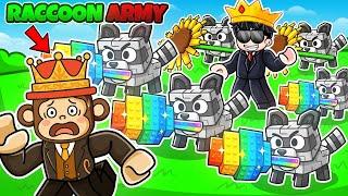 I Made a RACCOON ARMY to Become TRILLIONAIRE in Grow a Garden!