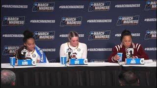 WBB Postgame: (Indiana) Dawn Staley, Te-Hina Paopao & Chloe Kitts News Conference 03/23/25