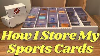 How I Store & Organize My Sports Cards Collection! So Many Different Methods to Choose From!