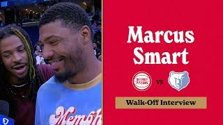 Marcus Smart Walk Off Interview | Grizzlies vs. Pistons