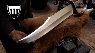 Forging the second largest bowie knife in the world, the complete movie.