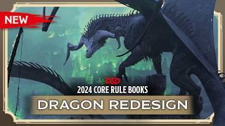 New D&D Dragon Redesigns | 2024 Core Rulebooks | D&D