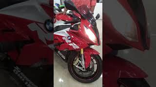 LOUD BMW S1000RR Akrapovic Full System Exhaust with Flames (REV)  #shorts