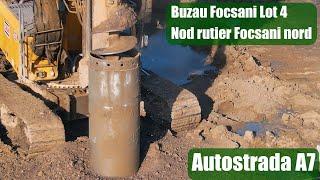 AUTOSTRADA A7 Buzau Focsani lot 4 Lucrari Nod Rutier Focsani Nord 20.12.2022 #umb #zublin