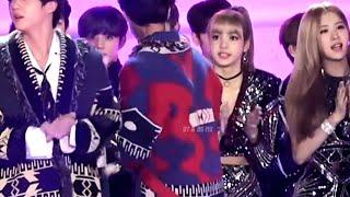 LISA AND JHOPE MAKE A REVERENCE/SBS GAYO DAEJUN 2018/DIFFERENT ANGLES