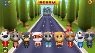 Talking Tom Gold Run - How to Unlock New Characters - Cowboy Tôm vs Raccoon - Android 2