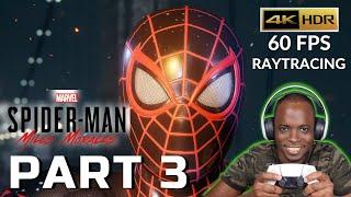 SPIDERMAN MILES MORALES PS5 Gameplay Walkthrough Part 3 - Full Game