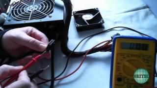 Manually Test a (PSU) Power Supply With a Multimeter by Britec