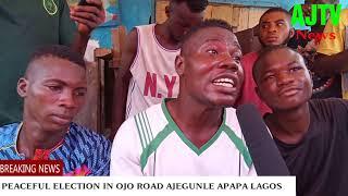 Peaceful election in ajegunle ojo road