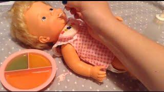 Vintage 1979 BABY ALIVE Doll Feeding and Changing Video