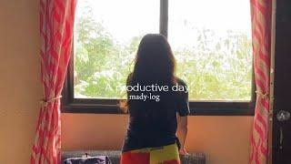 A productive day, decluttering, studying & romanticizing life | mady-log