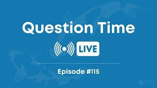 Question Time Live EP #115 | Koi Keeping Q&A and Expert Advice