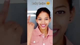 Set baby hairs with aleoveragel#aruglamhub#shorts
