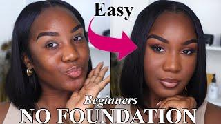 NO FOUNDATION MAKEUP TUTORIAL | Lightweight Makeup For Beginners | Imani Lee Marie Makeup