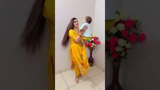 Bhabi tu Patola#haryanvi #mom #lifestyle #trending #shortsfeed #cutebaby #masti #vlog #dress