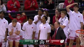 Highlights vs Chicago State || Wisconsin Basketball || November 30, 2024