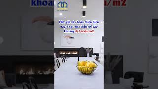 Tính chi phí xây nhà trọn gói như nào là chuẩn nhất?