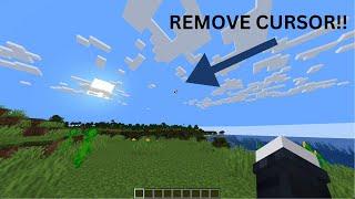 How to Hide Cursor on Minecraft Java ON MAC