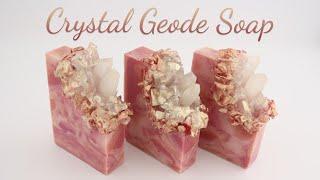 Crystal Geode Cold Process Soap