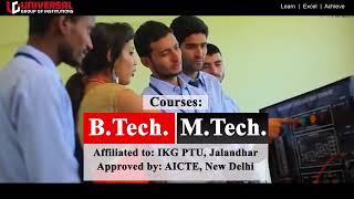 Best College for B.tech &  M.Tech  | Universal Group of institutions