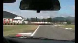 mitsubishi lancer evo 7 on track