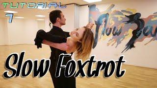 Slow Foxtrot Lesson - Feather Step, Reverse Turn, Three Step, Natural Weave, Change of Direction