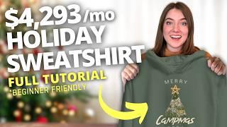 How to Make a BESTSELLING Holiday Products to MAKE BANK This Q4: Print on Demand Niche Tutorial