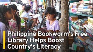 Philippine Bookworm's Free Library Helps Boost Literacy in Nation's Capital | TaiwanPlus News