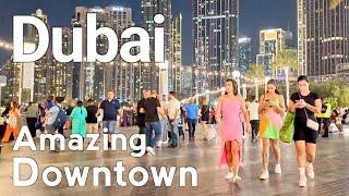 Dubai [4K] Amazing Downtown, City Center Walking Tour 