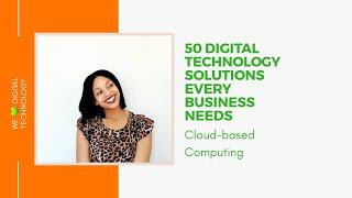 Cloud Computing | 50 Digital Technology Solutions Every Business Needs