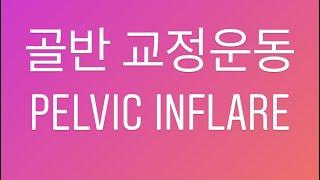 (케어무브) 골반 교정운동! Pelvic Inflare Self-corrective exercise