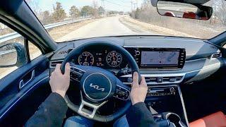 2022 Kia K5 GT-Line AWD - POV Test Drive (Binaural Audio)