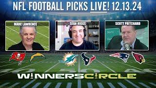 NFL LIVE: Week 15 Preview & Free NFL Picks with Sean Higgs, Marc Lawrence and Scott Pritchard!