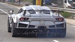 Handmade Italian Supercar with a Twin Turbo V8 Engine | BEST OF Mazzanti Evantra BRUTAL Sounds! ️