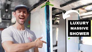 SUPER SIMPLE CAMPERVAN SHOWER ROOM Build | DIY BUDGET BUILD