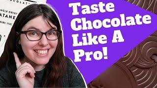 How To Taste Chocolate Like A Pro! (Tasting Craft Chocolate!)