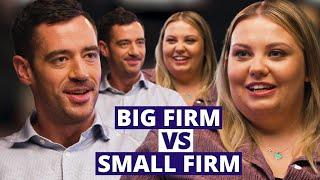 The main differences between small and large accounting firms | Career Goals