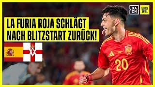 Unbeeindruckte Spanier schießen Nordirland ab! Spanien - Nordirland | Testspiel | DAZN Highlights