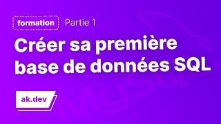 Comment créer une base de données SQL avec phpMyAdmin !