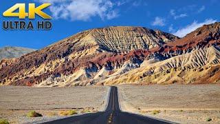 Death Valley National Park Scenic Desert Drive 4K California - 4.5 Hours