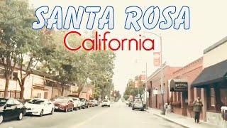 Driving Around Town, Santa Rosa, California