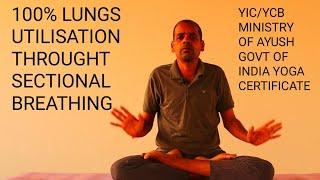 ABDOMINAL | THORACIC | CLAVICULAR  BREATHING FOR AYUSH / YIC YOGA  EXAMS | SWAMI VIVEKANANDA YOGA |