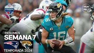 New England Patriots vs. Jacksonville Jaguars | Resumen en español | NFL Semana 7 - Highlights 2024